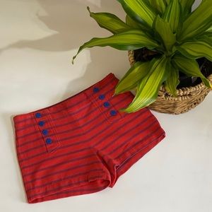 Talbots striped shorts